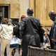 Black members of the Louisiana House of Representatives walk out of the chamber at the Capitol in Baton Rouge on Monday, after the body voted 65-31 to approve and send to the Senate a bill making it more difficult to remove monuments to Confederate leaders. (Sarah Gamard/ Manship School News Service)